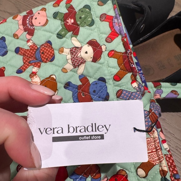 Vera Bradley Essential Grand Tote Bag Toasty Teddies - Picture 4 of 6
